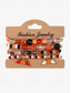 cheap Halloween Accessories-Women&#039;s Colorful Halloween Beaded Bracelet with Pumpkin and Bat Charms for Festive and Party Wear