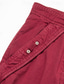 preiswerte Cargo Shorts-Herren Cargo Shorts Kurze Hosen Shorts Kurze Hosen Caprihose Kurze Hose für Wanderer Bein Kordelzug 6 Tasche Glatt Komfort Outdoor Täglich Ausgehen Modisch Strassenmode Wein Armeegrün