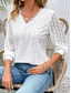 cheap Women&#039;s Blouses &amp; Shirts-Women&#039;s Blouse Work Daily Stylish Modern Long Sleeve White Spring Fall