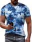 cheap Men&#039;s Graphic Tshirts-Men&#039;s T shirt Tee Short Sleeve T shirt 3D Print Round Neck Shirt Outdoor Street Style Summer Street Casual Daily White Fall Spring &amp; Summer Clothing Apparel Normal S M L XL XXL