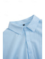 abordables chemises décontractées pour hommes-Homme Chemise Lin Chemisette Chemise d&#039;été Tenues de plage Chemise boutonnée Chemise décontractée Jaune clair Blanche Rose Claire Marine foncé manche longue Plein Printemps été Casual du quotidien