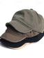 billiga Baseballkeps herr-Herr Basebollkeps Solhatt Trucker Hat Svart Armégrön 100% bomull Mode Ledigt Gata Dagligen Slät Justerbara Solskyddskräm Andningsfunktion