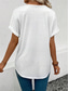 cheap Art&amp;Design tee-Women&#039;s T Shirt Stylish Casual Print Short Sleeve Regular Tops V Neck Daily White Summer