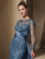 abordables Longueur du plancher-Sirène Trompette Traîne Balayage Robe d'invité de mariage Robe de Cérémonie Robe de soirée Robe de Mère de Mariée  manche longue Bijoux Élégant robe demoiselle d honneur Soirée Formelle Satin