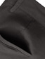 cheap Holiday-Men&#039;s Dress Pants Linen Pants Trousers Summer Pants Beach Pants Front Pocket Straight Leg Plain Comfort Breathable Full Length Formal Business Holiday Fashion Basic Black White Inelastic