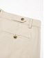 cheap Men&#039;s Shorts-Men&#039;s Shorts Linen Shorts Summer Shorts Front Pocket Straight Leg Plain Comfort Breathable Knee Length Party Outdoor Casual Fashion Basic White Khaki