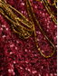 economico Abiti per le feste a casa-Abiti da Cocktail in Sheath con Paillettes Vestito da Festa Vestito di Ritorno a Casa Festivo Corto  Mini Senza Maniche Scollo Gioiello vestito da impressionare
