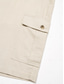 cheap Men&#039;s Shorts-Men&#039;s Shorts Linen Shorts Summer Shorts Front Pocket Straight Leg Plain Comfort Breathable Knee Length Party Outdoor Casual Fashion Basic White Khaki