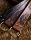 cheap Men&#039;s Belt-Men&#039;s Belt Waist Belt Black Brown PU Alloy Retro Adjustable Skull Pumpkin Halloween Daily