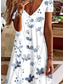cheap Art&amp;Design Dress-Women&#039;s Mini Dress Petite Dress T Shirt Dress Tee Dress Sundress Summer Dress Active Fashion Streetwear Outdoor Vacation Birthday Regular Fit Floral Paisley Color Block Short Sleeve V Neck