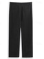 abordables Chino-Homme Pantalon Chino pantalon été Pantalons décontractés Poche avant Plein Confort Respirable Casual du quotidien Vacances Mode basique Potiron Noir