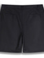 billige Herreshorts-Herre Shorts Lin Shorts Dress Shorts Sommershorts Glidelås Knapper Lomme عادي Komfort Pustende utendørs Daglig Ut på byen Mote Fritid Svart Hvit