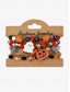 cheap Halloween Accessories-Women&#039;s Colorful Halloween Beaded Bracelet with Pumpkin and Bat Charms for Festive and Party Wear
