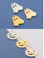 cheap Halloween Accessories-Halloween-Themed Stainless Steel Pendant Necklaces for Women, Featuring Pumpkin and Ghost Charms, Perfect for Costume Parties and Festive Occasions