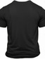 abordables T-shirt graphique pour hommes-Homme Imprimé Lettre Aigle anciens combattants T-shirt 100% Coton Manche Courte Graphique Chemise Noir Vert Véronèse T-shirt confortable Rue Sport en Plein Air Vêtements de créateurs de mode