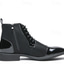 cheap Men&#039;s Boots-Men&#039;s Patent Faux Leather and Lace-Up Ankle Boots - Stylish Formal Dress Shoes for Parties and Events