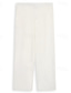 abordables Perder-Hombre Pantalones pantalones de traje Pantalones de traje Botones Bolsillo delantero Pierna recta Plano Comodidad Suave Longitud total Negocio Diario Festivos Moda Moderno Negro Blanco