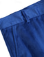 abordables pantalons habillés-Homme pantalon de costume Pantalon évasé Pantalon Pantalon en velours Poche Plein Confort Respirable Extérieur du quotidien Sortie Mode Décontractées Bleu Vert