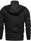 abordables Vestes Cargo-Homme Veste d'Hiver Veste Polaire Veste décontractée du quotidien Vacances Chaud Poche Toison Automne hiver Plein Mode Vêtement de rue Capuche Normal Noir Vert Kaki Veste