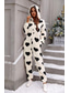 cheap Women&#039;s Sleep &amp; Lounge-Women&#039;s Loungewear Heart Comfort Soft Home Breathable Crew Neck Long Sleeve Cardigan Pant Fall Winter Home Outfits