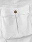economico Pantaloni cargo-Per uomo Pantaloni cargo Pantaloni Chino Pantaloni estivi Pantaloni casual Cerniera Liscio Comfort Traspirante Lunghezza intera Informale Giornaliero Per eventi Di tendenza Essenziale Nero Bianco