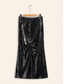 cheap Women&#039;s Skirt-Sequin Glitter Vintage Lined Party Midi Skirt