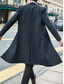cheap Men&#039;s Trench Coat-Male Overcoat Coat Trench Coat Daily Wear Buckle Fall &amp; Winter Solid / Plain Color Leisure Lapel Long Camel Black Gray Jacket