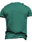 cheap Men&#039;s 3D T-shirts-Christmas Men&#039;s Funny Christmas 3D T-shirts Ugly Funny Slang Casual Street Style 3D Print Tee Sports Outdoor Holiday Green Short Sleeve Crew Neck Spring &amp; Summer Clothing Apparel S M L XL XXL XXXL