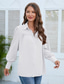 economico Top eleganti-camicetta da donna camicetta signore elegante casual manica a lanterna manica a sbuffo manica lunga normale top colletto camicia lavoro nero bianco arancione azzurro autunno inverno