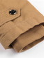 abordables Vestes Cargo-Homme Veste d'Hiver Veste Polaire Veste décontractée du quotidien Vacances Chaud Poche Toison Automne hiver Plein Mode Vêtement de rue Capuche Normal Noir Vert Kaki Veste