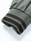 cheap Men&#039;s Jackets &amp; Coats-Men&#039;s Lightweight Jacket Utility Jacket Casual Jacket Daily Vacation Breathable Pocket Spring &amp;  Fall Color Block Fashion Classic Standing Collar Regular Black Green Khaki Gray Jacket