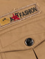 abordables Vestes Cargo-Homme Veste d'Hiver Veste Polaire Veste décontractée du quotidien Vacances Chaud Poche Toison Automne hiver Plein Mode Vêtement de rue Capuche Normal Noir Vert Kaki Veste