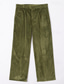 ieftine Lejer-Bărbați Costume Pantaloni Pantaloni casual Pantaloni de catifea Buzunar frontal Picior drept Simplu Confort Afaceri Zilnic Concediu Modă Șic &amp; Modern Verde Militar Roșu Vin