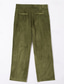 ieftine Lejer-Bărbați Costume Pantaloni Pantaloni casual Pantaloni de catifea Buzunar frontal Picior drept Simplu Confort Afaceri Zilnic Concediu Modă Șic &amp; Modern Verde Militar Roșu Vin