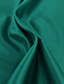 abordables Robes de cocktail-Robes de cocktail A-Line pour mariage à la plage robe élégante formelle longueur thé sans manches une épaule poche satinée avec fleur à l&#039;épaule