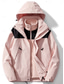 cheap Active Jacket-Women&#039;s Waterproof Rain Jacket with Hood Lightweight Hiking Jacket Gorpcore Windbreaker Outdoor Windproof Breathable Wear Resistance Jacket Top Full Zipper Hunting Climbing