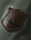 cheap Cargo Jackets-Men's Winter Jacket Fleece Jacket Casual Jacket Daily Vacation Thermal Warm Pocket Fleece Fall &amp; Winter Plain Fashion Streetwear Lapel Regular Khaki Army Green Dark Blue Jacket