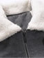 cheap Men&#039;s Jackets &amp; Coats-Men&#039;s Winter Jacket Fleece Jacket Casual Jacket Daily Vacation Thermal Warm Pocket Fleece Fall &amp; Winter Plain Fashion Streetwear Lapel Regular Dark Gray Black Khaki Army Green Jacket