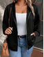 cheap Hoodie Jacket-Women&#039;s Casual Jacket Hoodie Jacket Outdoor Street Daily Wear Fall Winter Regular Coat Regular Fit Thermal Warm Breathable Stylish Casual Jacket Long Sleeve Plain with Pockets Full Zip Black Wine