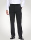 cheap Trousers-Black Grey Men&#039;s Dress Pants Long Solid Color Micro-elastic Standard Fit