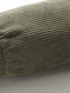 voordelige Herenjacks &amp; jassen-Voor heren Winterjack Corduroyjack Fleecejack Vrijetijdsjas Dagelijks Vakantie Thermisch Warm Zak Fleece Herfst winter Effen Modieus Streetwear Opstaand Normaal Zwart Geel Leger Groen Grijs Jacks