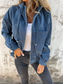 cheap Jackets-Women&#039;s Hoodie Jacket Outdoor Street Daily Wear Fall Winter Regular Coat Regular Fit Thermal Warm Breathable Stylish Casual Jacket Long Sleeve Plain with Pockets Full Zip Pink Navy Blue Beige