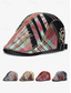 cheap Men&#039;s Hats-Men&#039;s Vintage Patchwork Flat Cap with Adjustable Strap – Casual Stylish Newsboy Hat for All Seasons