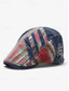 cheap Men&#039;s Hats-Men&#039;s Vintage Patchwork Flat Cap with Adjustable Strap – Casual Stylish Newsboy Hat for All Seasons