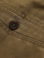 cheap Slim-Men&#039;s Dress Pants Trousers Chinos Buttons Pocket Plain Comfort Formal Party Work Fashion Classic Style Black Army Green Micro-elastic