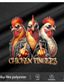 cheap Animal Print T shirts-Men&#039;s Rooster T shirt Short Sleeve T shirt 3D Print Crew Neck Shirt Fashion Athleisure Street Sports Outdoor Daily Black White Red Summer Spring Clothing Apparel S M L XL XXL XXXL
