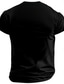 cheap Men&#039;s Funny T shirts-Men&#039;s Retired T Shirt Short Sleeve T shirt 3D Print Crew Neck Shirt Fashion Daily Basic Street Daily Black Red Blue Summer Spring All Seasons Clothing Apparel S M L XL XXL XXXL