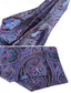 billige Slips og sløyfe for menn-paisley ascot slips for menn - elegant imitert silkebånd for formelle anledninger, bryllup og fester - vintage slips med blomstermønster