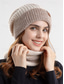 cheap Women's Hats-Women's Cozy and Stylish Knitted Beanie and Scarf Set with Fleece Lining and Ear Flaps - Warm and Cozy for Winter