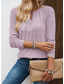 voordelige Vrouwen Werk Tops-Dames T-shirt Effen Modieus Modern Casual Lange mouw Strakke ronde hals Normale tops Dagelijks Weekend Blozend Roze Groen Khaki Herfst Winter